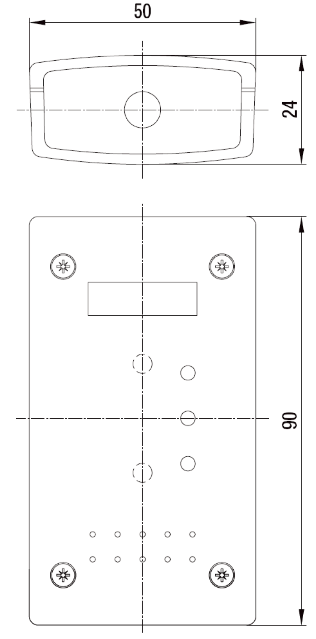 Images Dimensions - EC-Selector regulátor - Systemair