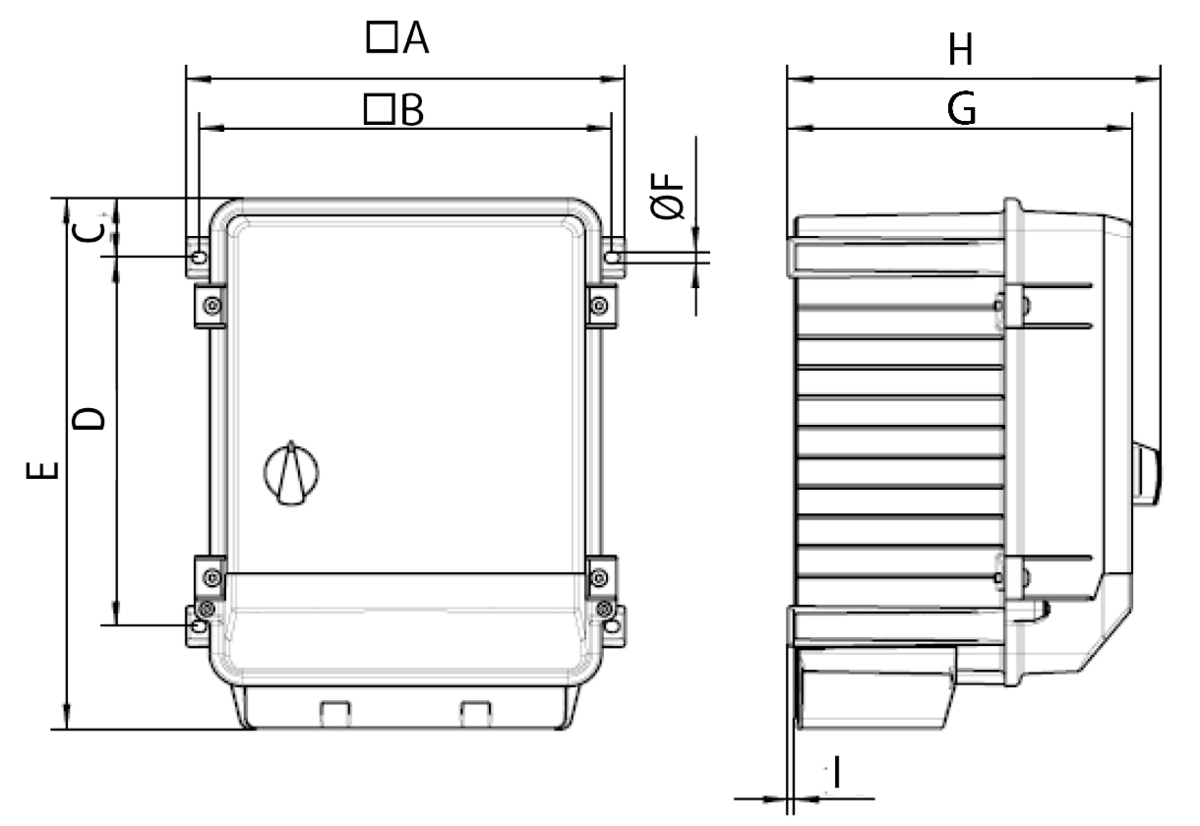 Images Dimensions - Frequency converter FRQ5SE-6A - Systemair