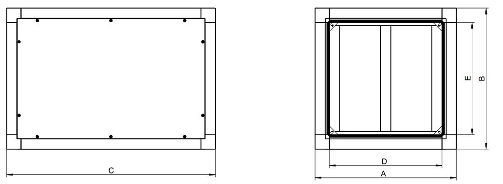 Images Dimensions - KKS 100 Schalldämpfermodul - Systemair