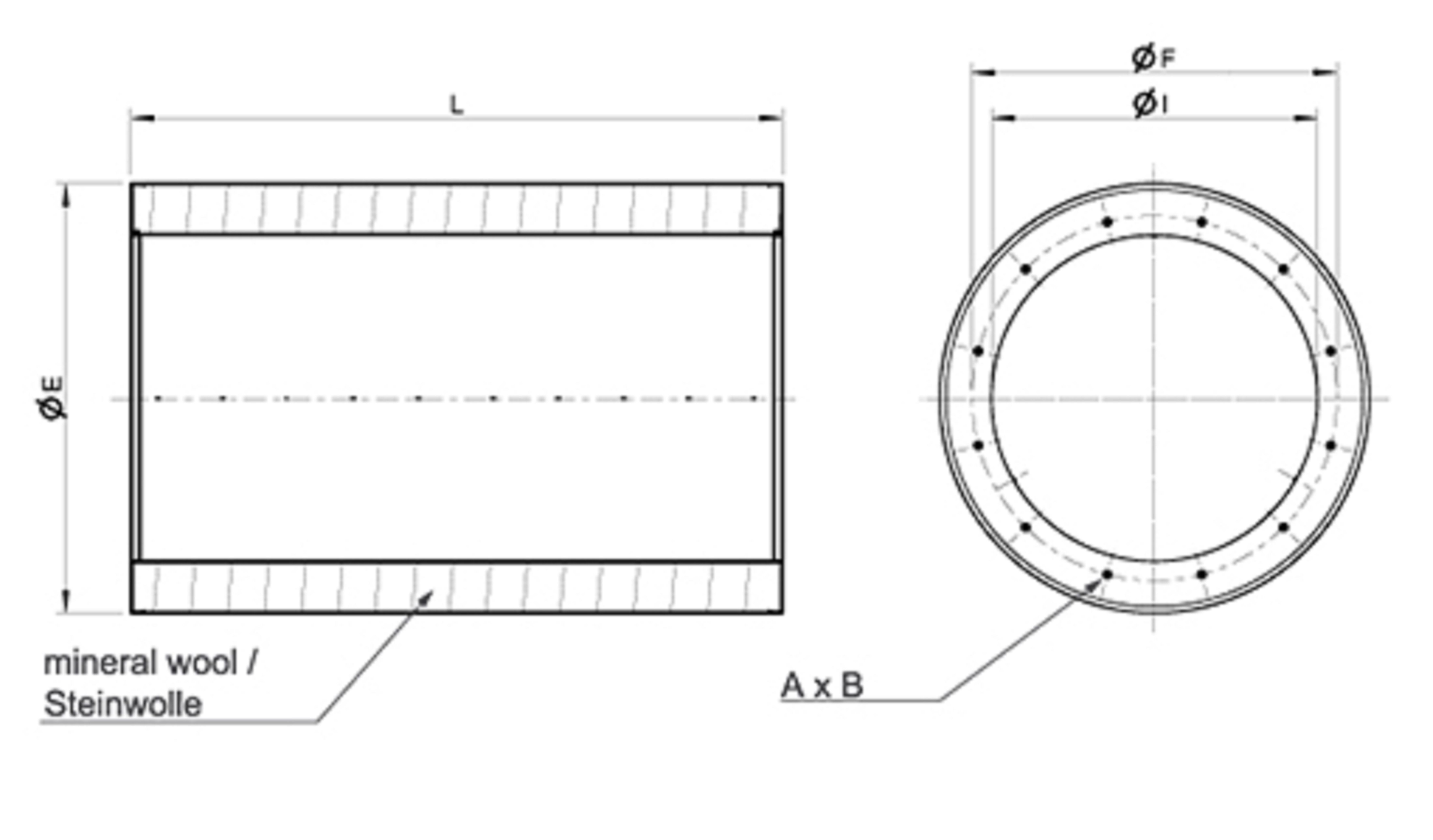 Images Dimensions - RSA 450/900 (F) Schalldämpfer - Systemair